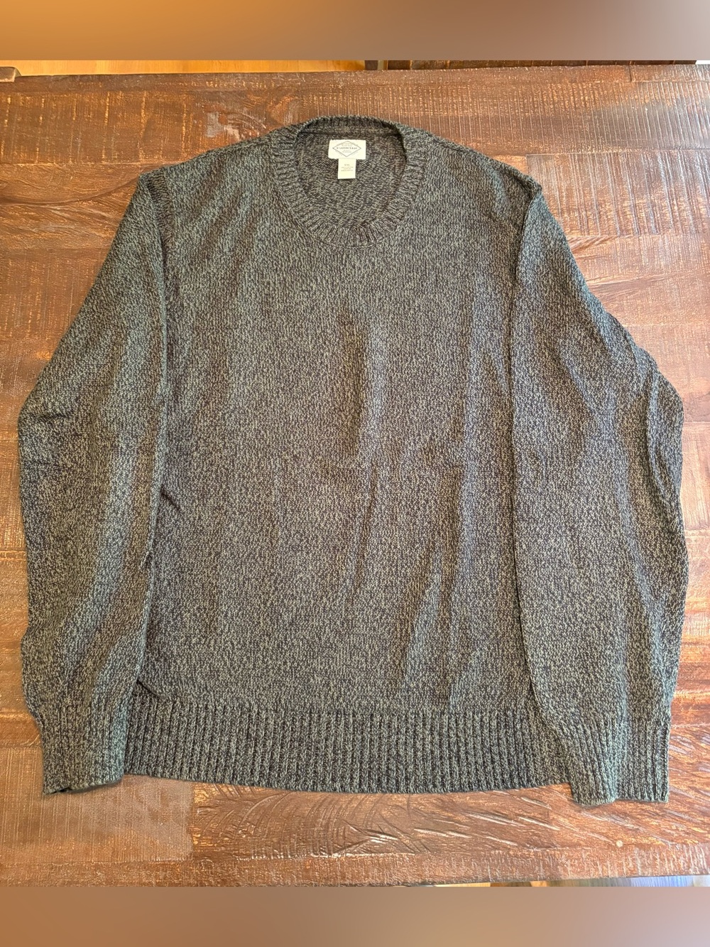 St. John's Bay Men's Charcoal/ Dark Gray Crewneck Sweater XXL